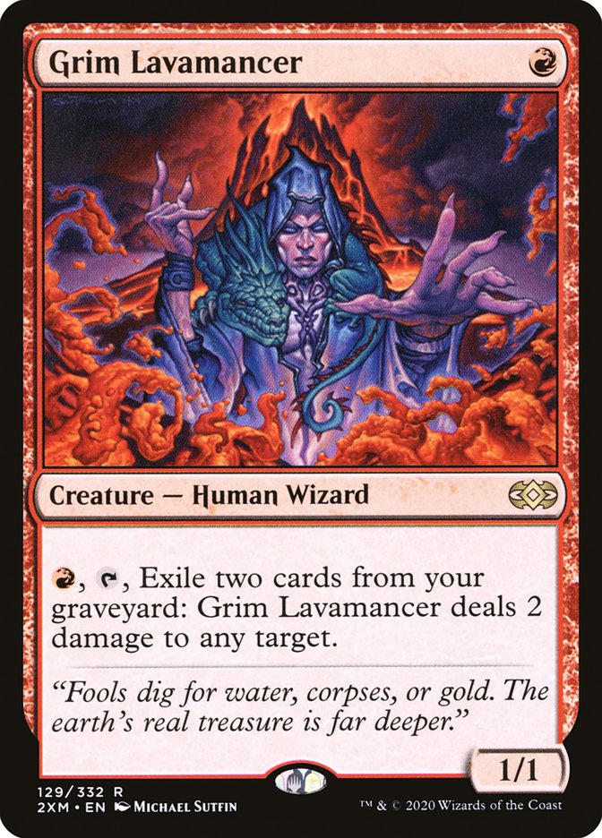 Grim Lavamancer [Double Masters] | Impulse Games and Hobbies