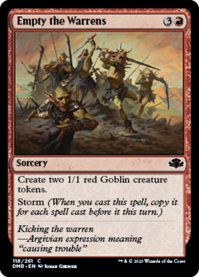 Empty the Warrens [Dominaria Remastered] | Impulse Games and Hobbies