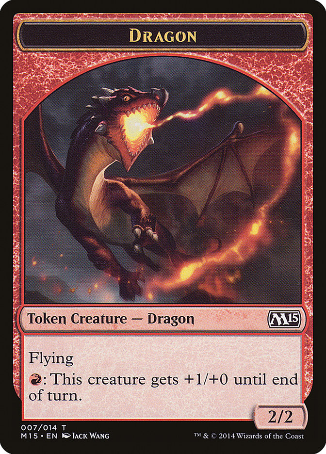 Dragon Token [Magic 2015 Tokens] | Impulse Games and Hobbies