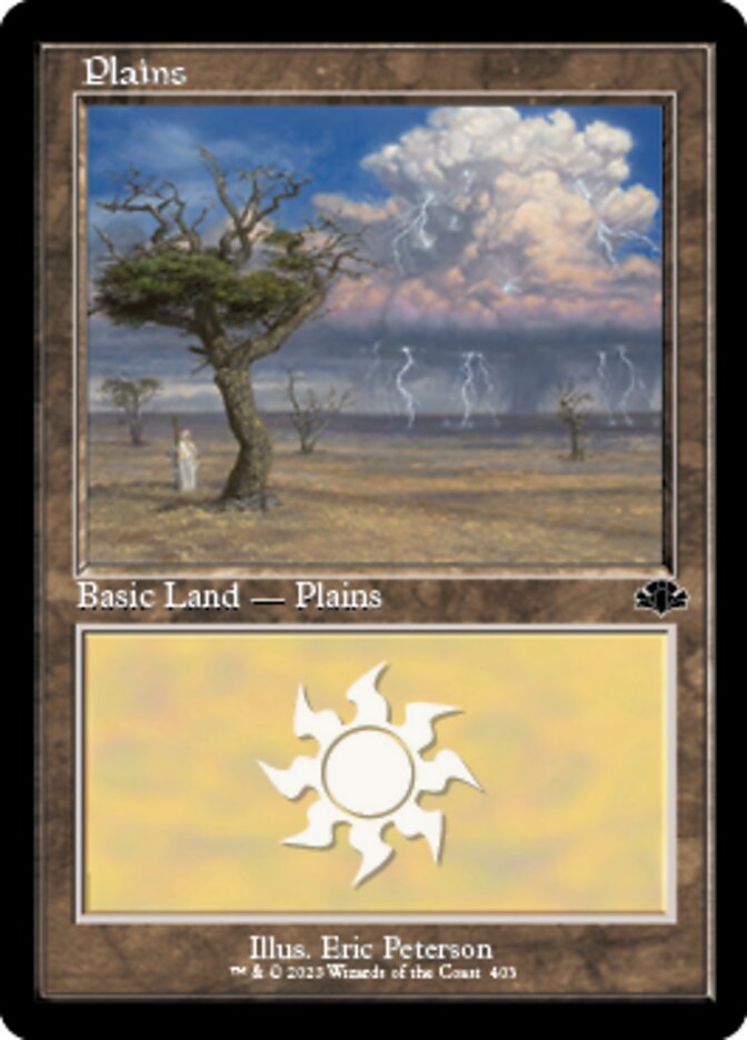 Plains (403) (Retro) [Dominaria Remastered] | Impulse Games and Hobbies