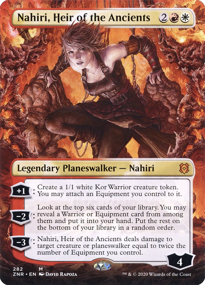 Nahiri, Heir of the Ancients (Borderless) [Zendikar Rising] | Impulse Games and Hobbies