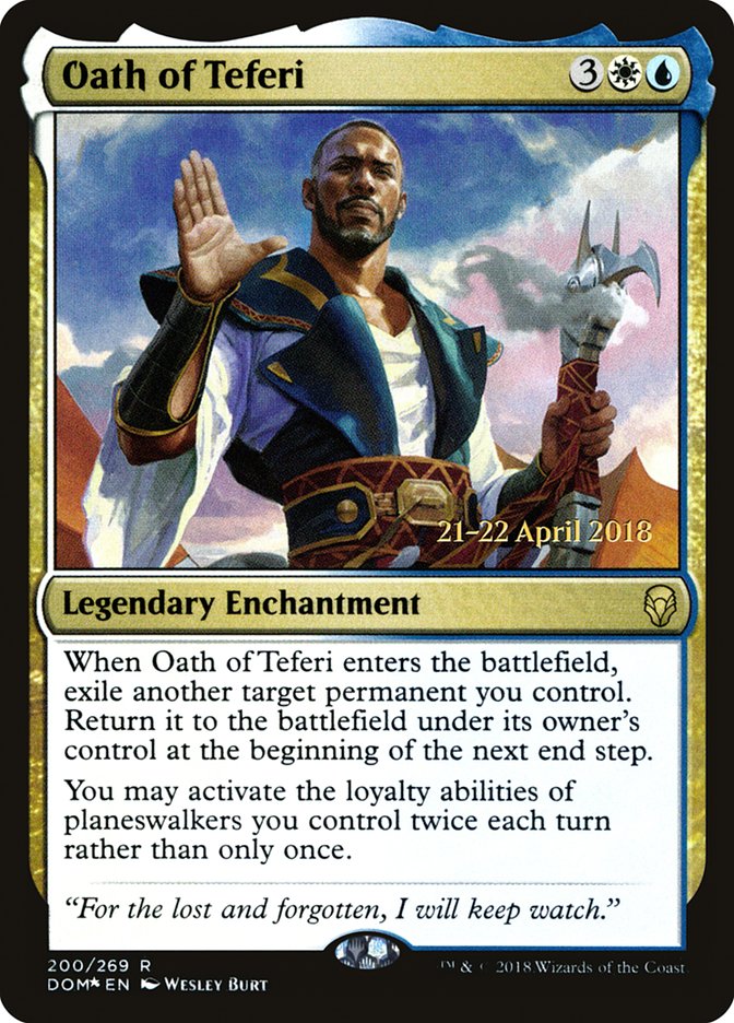 Oath of Teferi [Dominaria Prerelease Promos] | Impulse Games and Hobbies