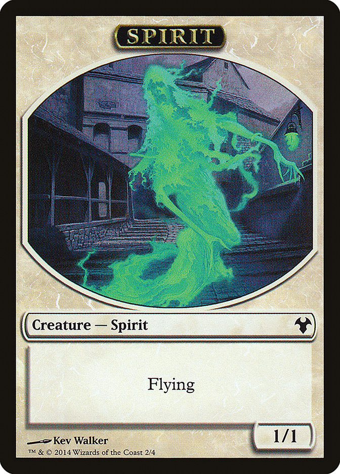 Myr // Spirit Double-Sided Token [Modern Event Deck 2014 Tokens] | Impulse Games and Hobbies