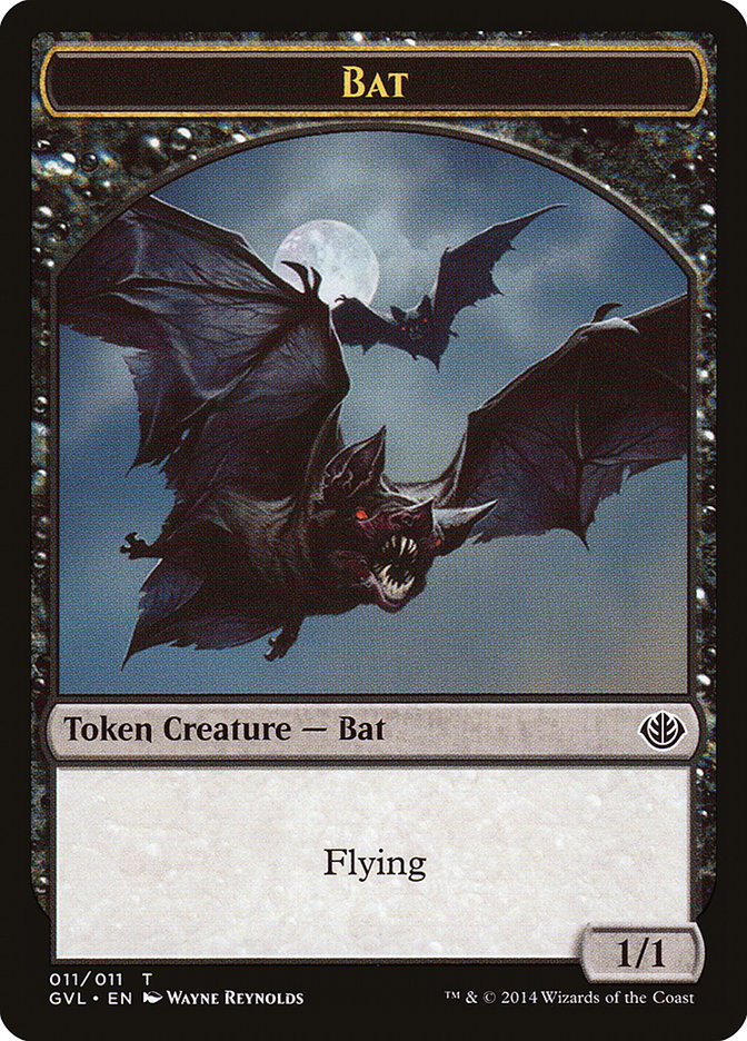 Bat Token (Garruk vs. Liliana) [Duel Decks Anthology Tokens] | Impulse Games and Hobbies