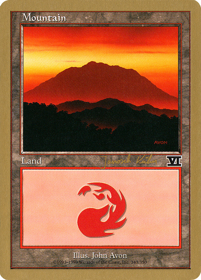 Mountain (jk343) (Janosch Kuhn) [World Championship Decks 2000] | Impulse Games and Hobbies