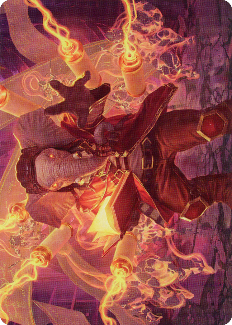 Quintorius, Loremaster Art Card (52) [March of the Machine Art Series] | Impulse Games and Hobbies