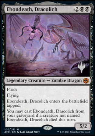 Ebondeath, Dracolich (Promo Pack) [Dungeons & Dragons: Adventures in the Forgotten Realms Promos] | Impulse Games and Hobbies