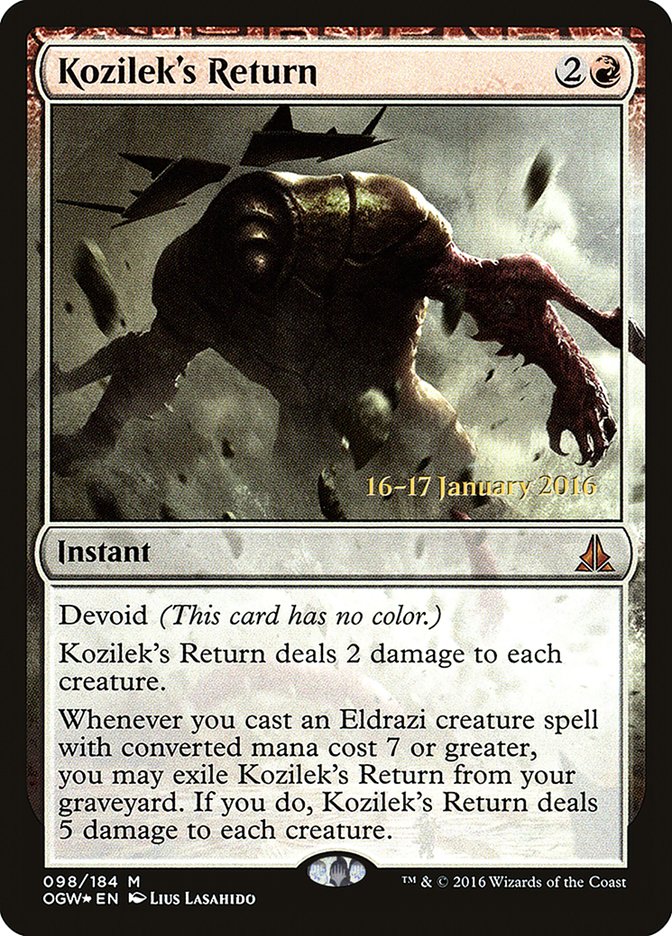 Kozilek's Return [Oath of the Gatewatch Prerelease Promos] | Impulse Games and Hobbies