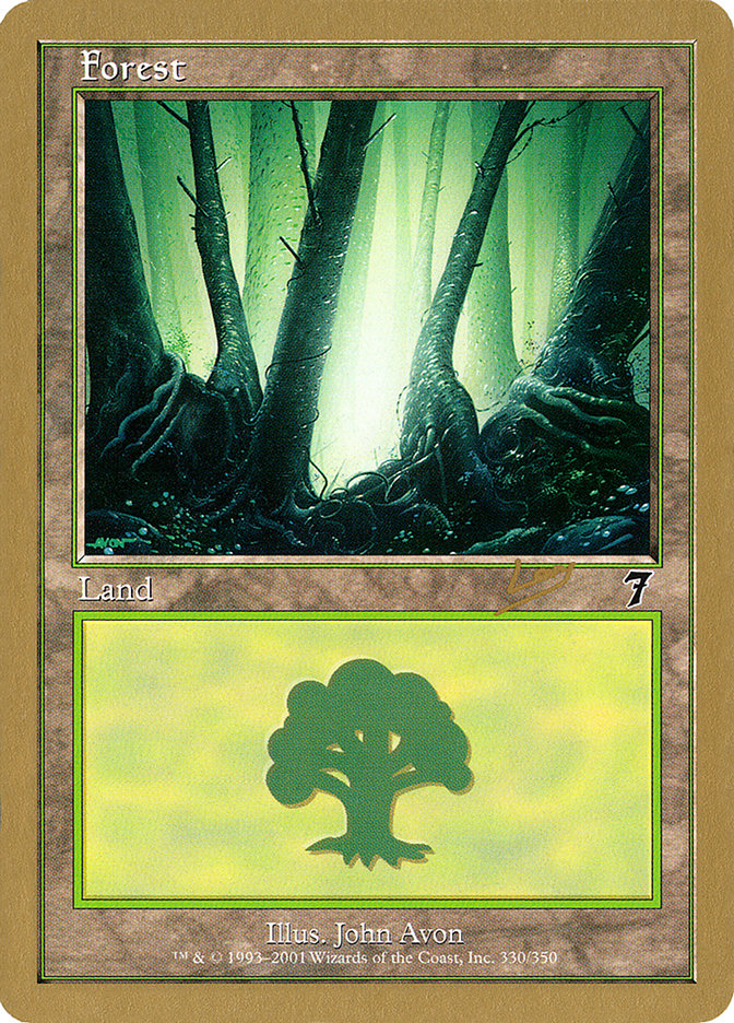 Forest (rl330) (Raphael Levy) [World Championship Decks 2002] | Impulse Games and Hobbies