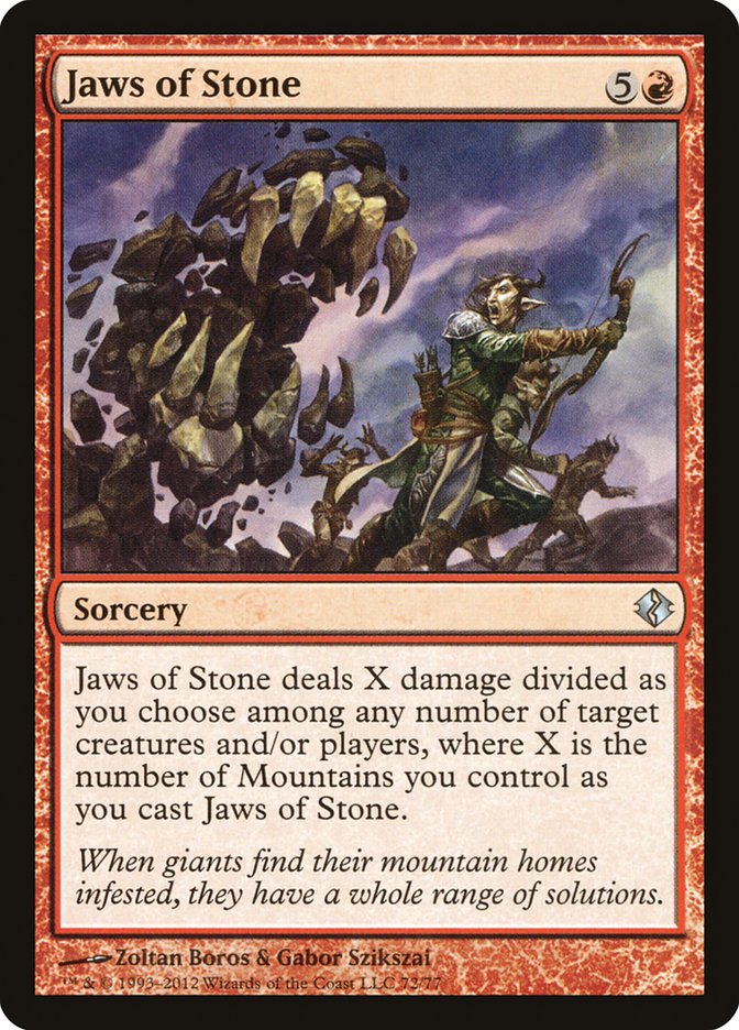 Jaws of Stone [Duel Decks: Venser vs. Koth] | Impulse Games and Hobbies