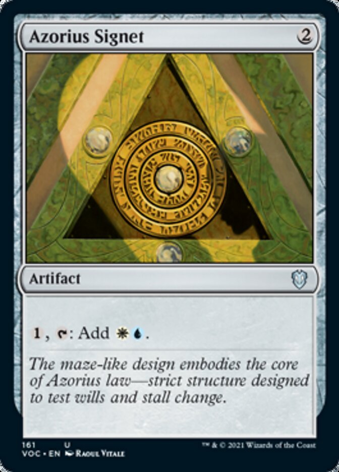 Azorius Signet [Innistrad: Crimson Vow Commander] | Impulse Games and Hobbies