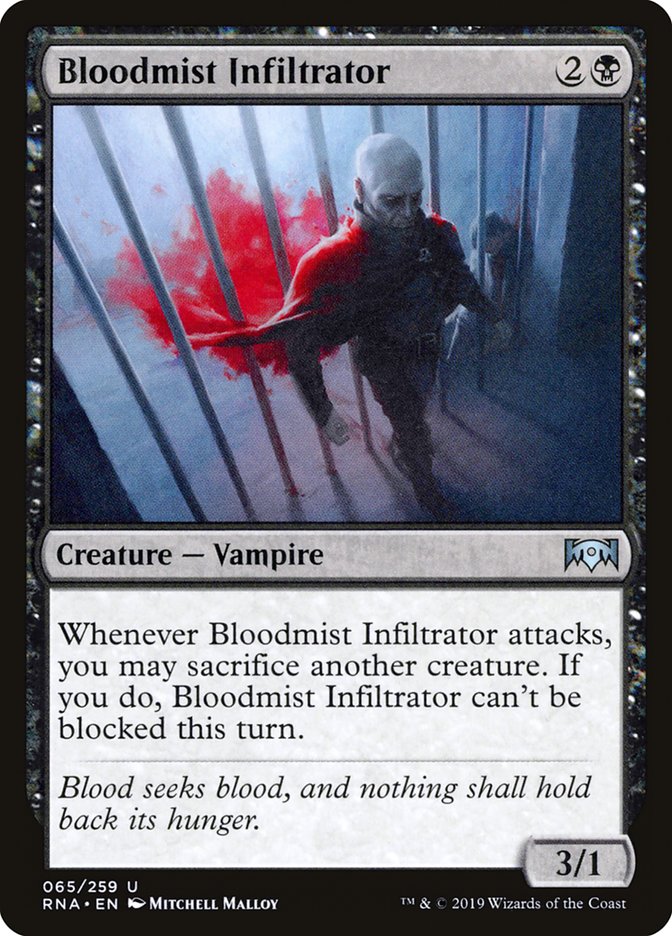 Bloodmist Infiltrator [Ravnica Allegiance] | Impulse Games and Hobbies