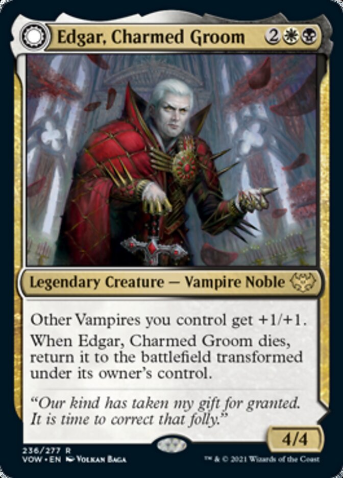 Edgar, Charmed Groom // Edgar Markov's Coffin [Innistrad: Crimson Vow] | Impulse Games and Hobbies