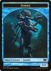 Kraken // Zombie (011/036) Double-sided Token [Commander 2014 Tokens] | Impulse Games and Hobbies