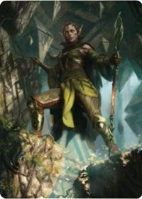 Nissa of Shadowed Boughs 1 Art Card [Zendikar Rising Art Series] | Impulse Games and Hobbies