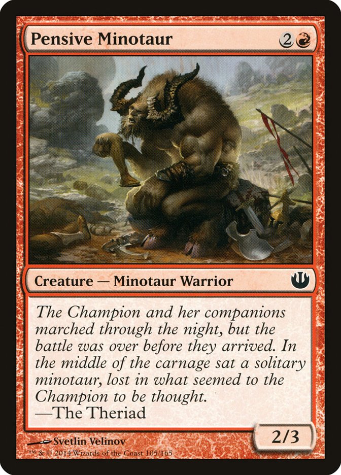 Pensive Minotaur [Journey into Nyx] | Impulse Games and Hobbies