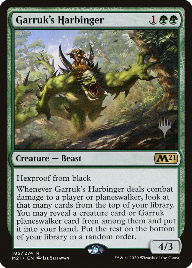 Garruk's Harbinger (Promo Pack) [Core Set 2021 Promos] | Impulse Games and Hobbies