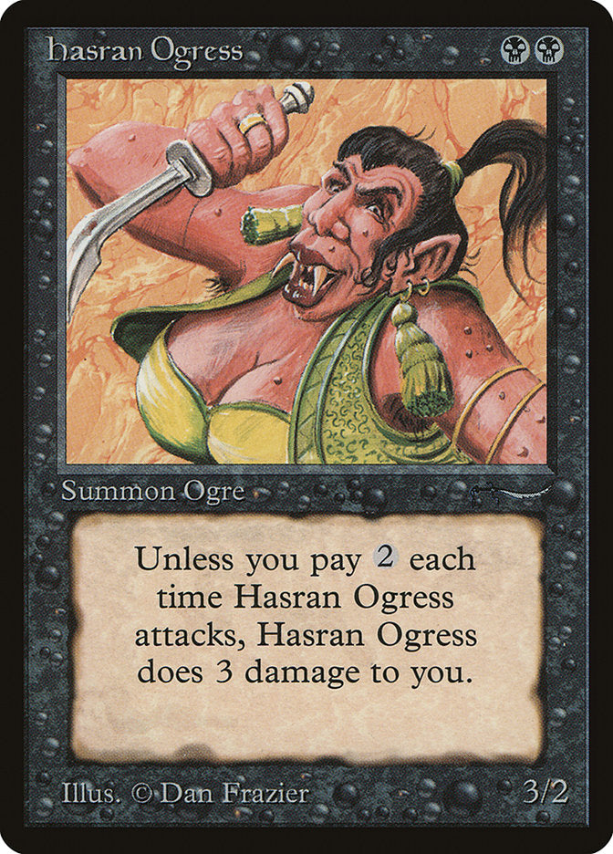 Hasran Ogress (Light Mana Cost) [Arabian Nights] | Impulse Games and Hobbies