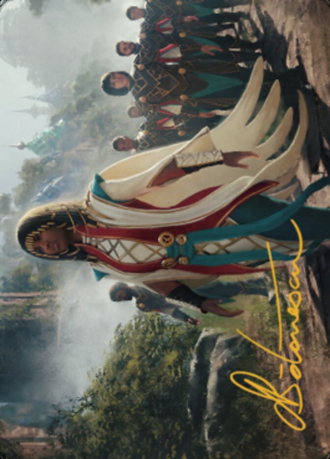 Queen Kayla bin-Kroog Art Card (Gold-Stamped Signature) [The Brothers' War Art Series] | Impulse Games and Hobbies