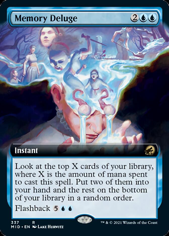 Memory Deluge (Extended) [Innistrad: Midnight Hunt] | Impulse Games and Hobbies