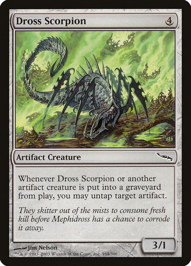 Dross Scorpion [Mirrodin] | Impulse Games and Hobbies