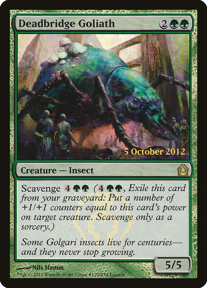 Deadbridge Goliath [Return to Ravnica Prerelease Promos] | Impulse Games and Hobbies