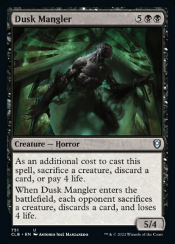 Dusk Mangler [Commander Legends: Battle for Baldur's Gate] | Impulse Games and Hobbies