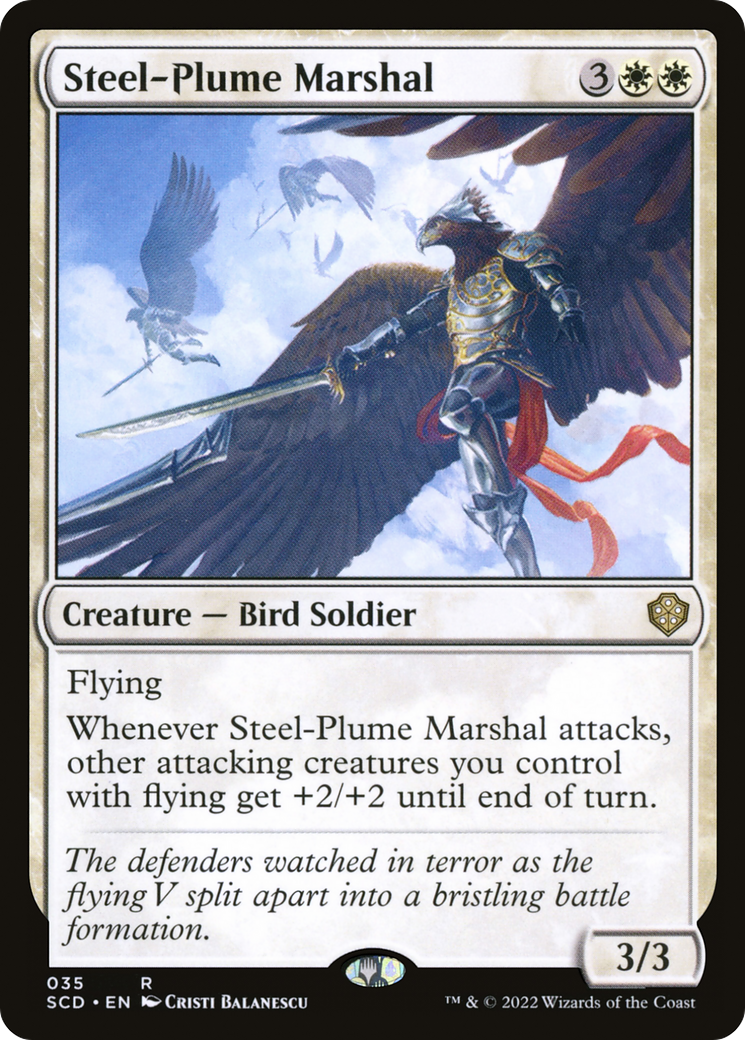 Steel-Plume Marshal [Starter Commander Decks] | Impulse Games and Hobbies