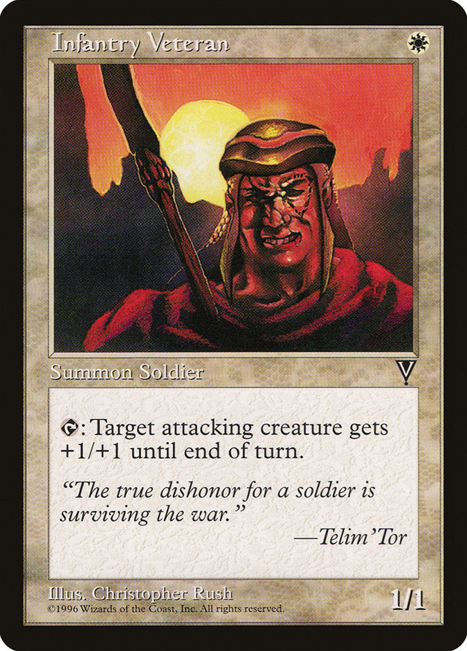 Infantry Veteran [Visions] | Impulse Games and Hobbies