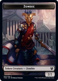 Zombie // Satyr Double-sided Token [Theros Beyond Death Tokens] | Impulse Games and Hobbies