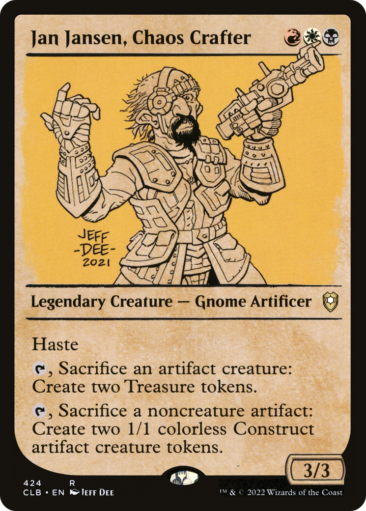 Jan Jansen, Chaos Crafter (Showcase) [Commander Legends: Battle for Baldur's Gate] | Impulse Games and Hobbies