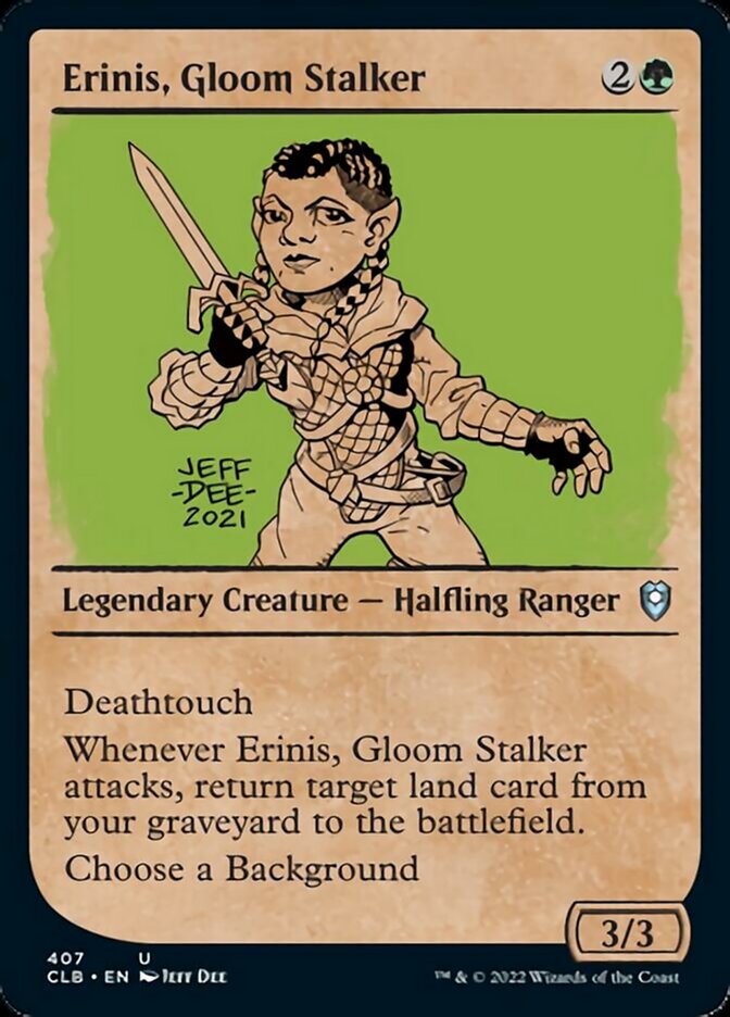 Erinis, Gloom Stalker (Showcase) [Commander Legends: Battle for Baldur's Gate] | Impulse Games and Hobbies