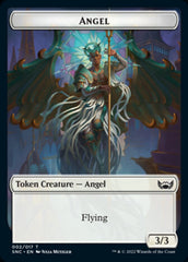 Ogre Warrior // Angel Double-sided Token [Streets of New Capenna Tokens] | Impulse Games and Hobbies