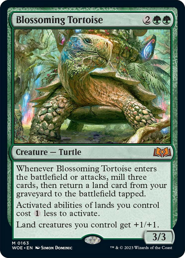 Blossoming Tortoise [Wilds of Eldraine] | Impulse Games and Hobbies