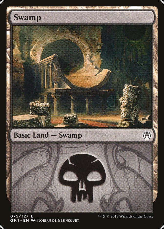 Swamp (75) [Guilds of Ravnica Guild Kit] | Impulse Games and Hobbies