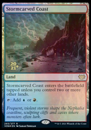 Stormcarved Coast [Innistrad: Crimson Vow Prerelease Promos] | Impulse Games and Hobbies