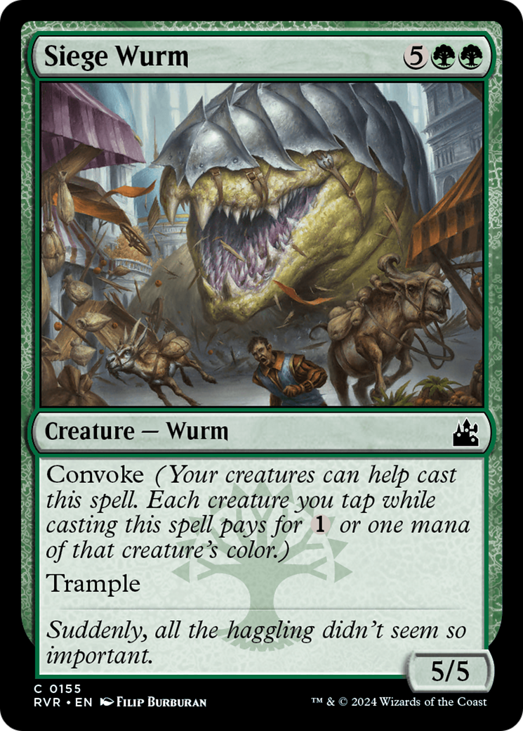 Siege Wurm [Ravnica Remastered] | Impulse Games and Hobbies