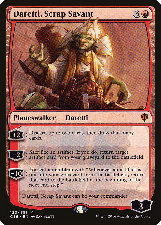 Daretti, Scrap Savant [Commander 2016] | Impulse Games and Hobbies