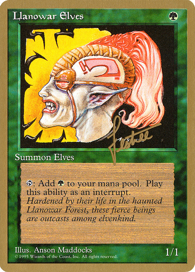 Llanowar Elves (Bertrand Lestree) [Pro Tour Collector Set] | Impulse Games and Hobbies