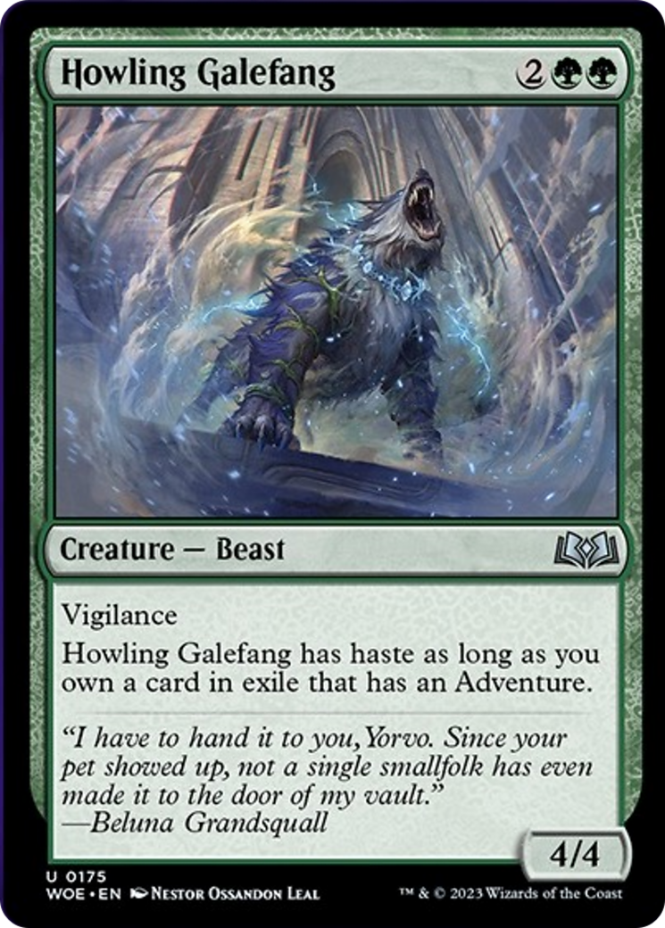 Howling Galefang [Wilds of Eldraine] | Impulse Games and Hobbies