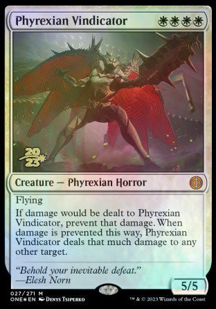 Phyrexian Vindicator [Phyrexia: All Will Be One Prerelease Promos] | Impulse Games and Hobbies