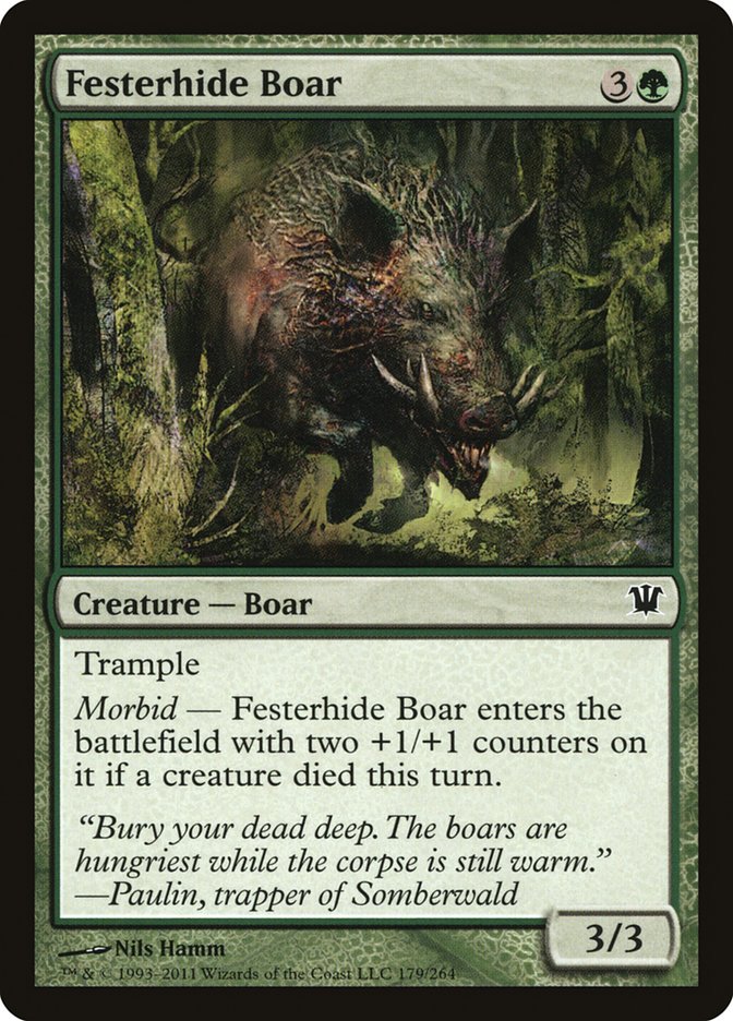 Festerhide Boar [Innistrad] | Impulse Games and Hobbies