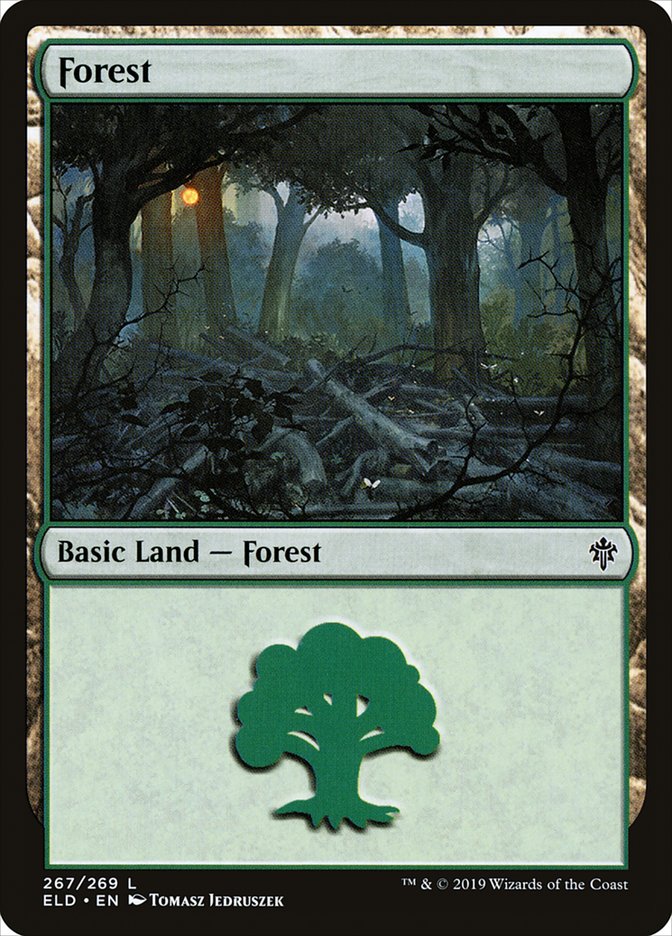 Forest (267) [Throne of Eldraine] | Impulse Games and Hobbies