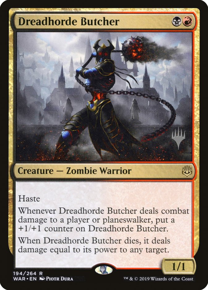 Dreadhorde Butcher (Promo Pack) [War of the Spark Promos] | Impulse Games and Hobbies