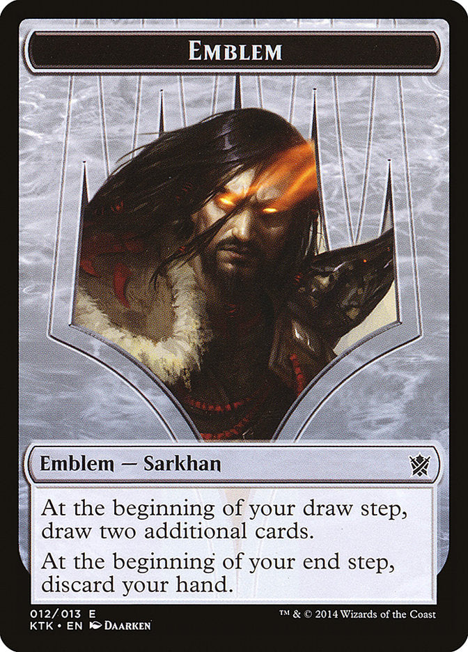 Sarkhan, the Dragonspeaker Emblem [Khans of Tarkir Tokens] | Impulse Games and Hobbies