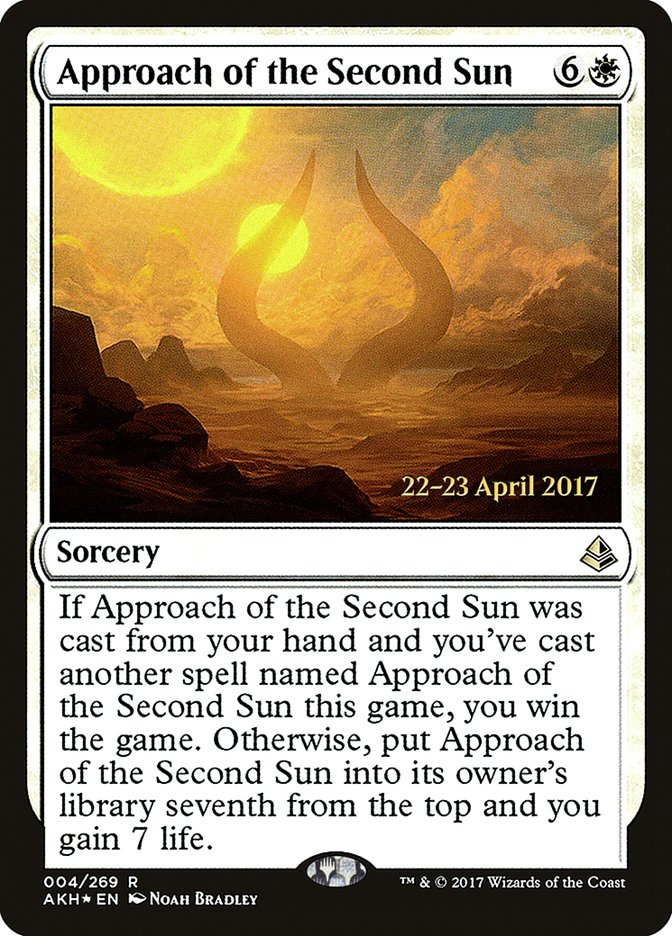 Approach of the Second Sun [Amonkhet Prerelease Promos] | Impulse Games and Hobbies