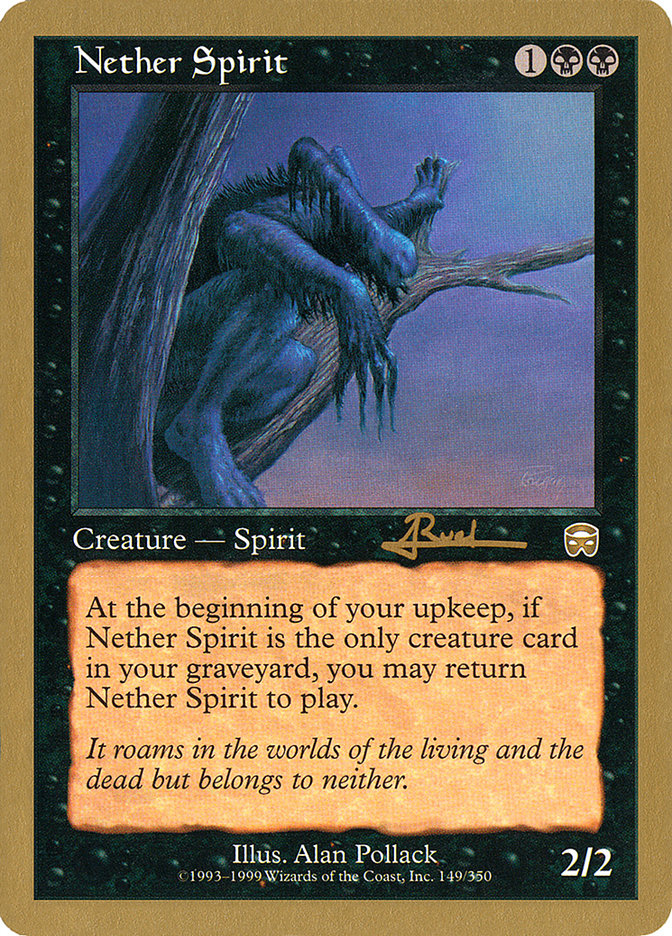 Nether Spirit (Antoine Ruel) [World Championship Decks 2001] | Impulse Games and Hobbies