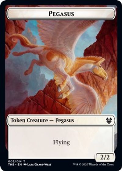 Pegasus // Shark Double-Sided Token [Challenger Decks 2021 Tokens] | Impulse Games and Hobbies