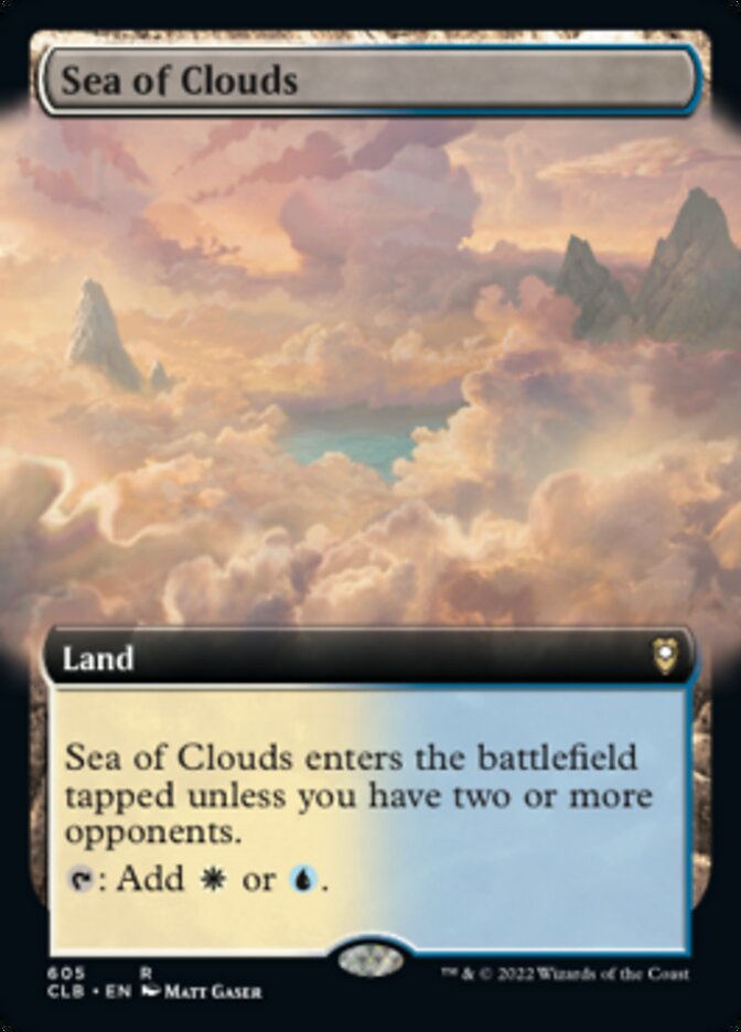 Sea of Clouds (Extended Art) [Commander Legends: Battle for Baldur's Gate] | Impulse Games and Hobbies