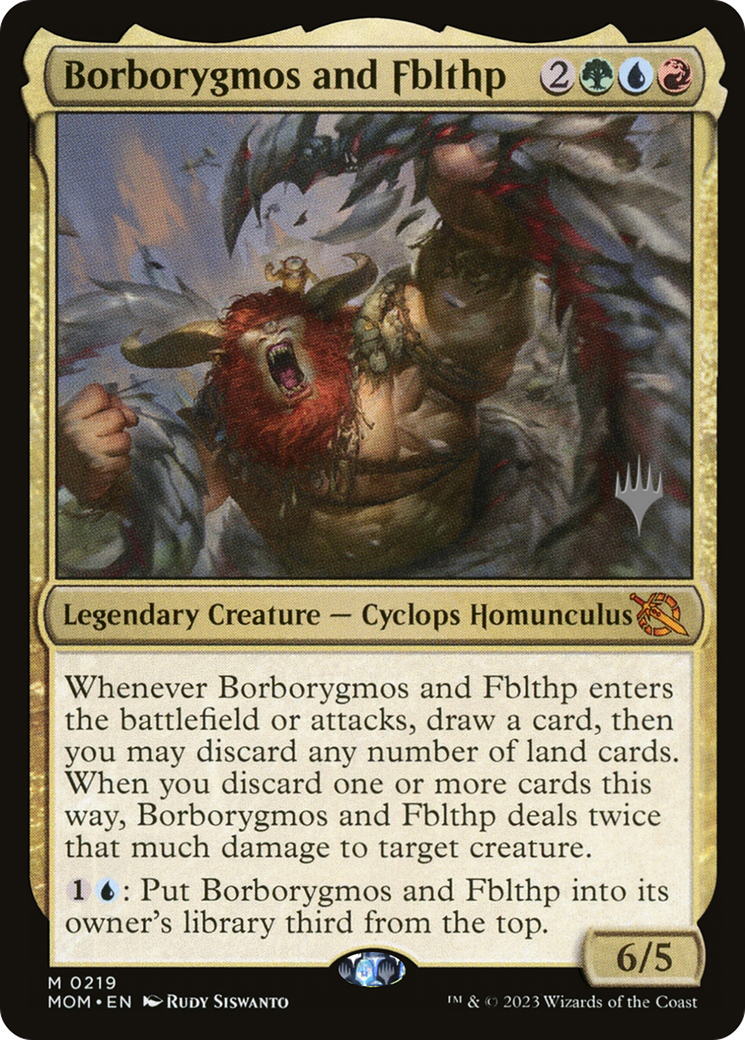 Borborygmos and Fblthp (Promo Pack) [March of the Machine Promos] | Impulse Games and Hobbies